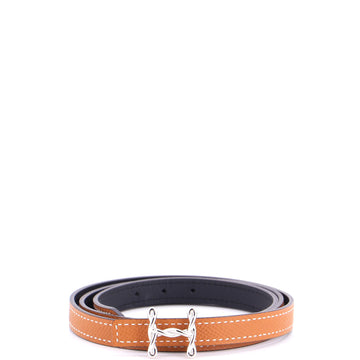 Hermes H Torsade Buckle Reversible Belt Leather Thin