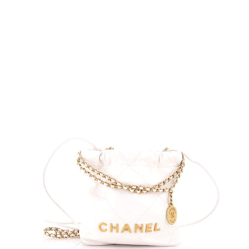 Chanel 22 Chain Hobo Quilted Calfskin Mini