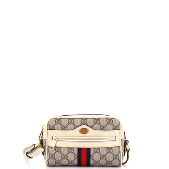 Gucci Ophidia Shoulder Bag GG Coated Canvas Mini