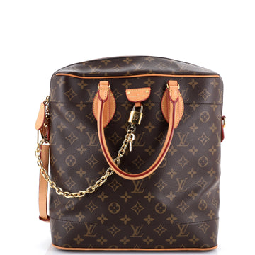Louis Vuitton Carry All Handbag Monogram Canvas MM