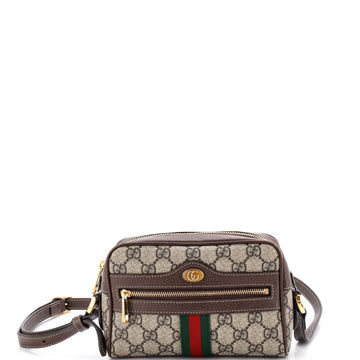 Gucci Ophidia Shoulder Bag GG Coated Canvas Mini