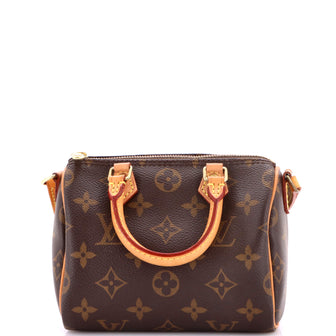 Louis Vuitton Speedy Bandouliere Bag Monogram Canvas Nano