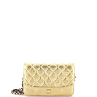 Chanel Gabrielle Wallet on Chain Quilted Aged Calfskin