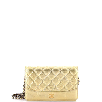 Chanel Gabrielle Wallet on Chain Quilted Aged Calfskin