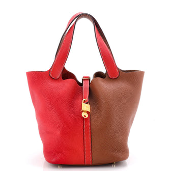 Hermes Casaque Picotin Lock Bag Clemence MM