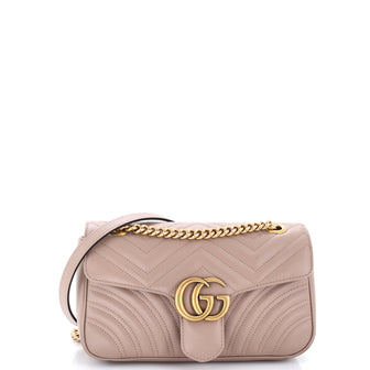 Gucci GG Marmont Flap Bag Matelasse Leather Medium