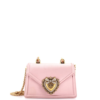 Dolce & Gabbana Devotion Top Handle Bag Satin Mini