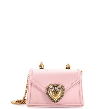 Dolce & Gabbana Devotion Top Handle Bag Satin Mini