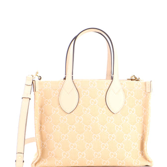 Gucci Ophidia Shopper Tote GG Denim Medium