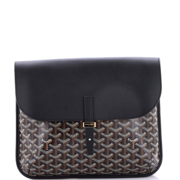 Goyard Coursier Messenger Bag Coated Canvas and Leather