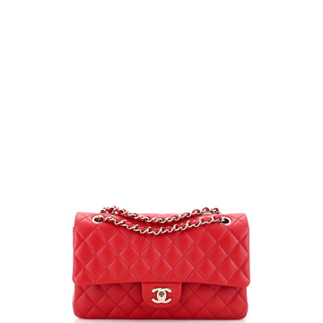 Chanel Classic Double Flap Bag Quilted Caviar Medium