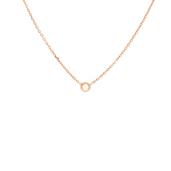 Cartier Cartier D'Amour Pendant Necklace 18K Rose Gold with Diamond XS