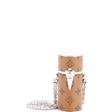 Louis Vuitton Lipstick Case on Chain Reverse Monogram Canvas