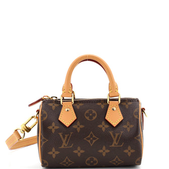 Louis Vuitton Speedy Bandouliere Bag Monogram Canvas Nano