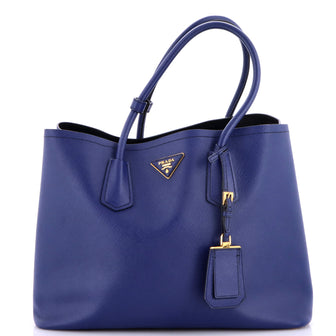 Prada Cuir Double Tote Saffiano Leather Medium