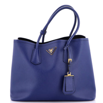 Prada Cuir Double Tote Saffiano Leather Medium