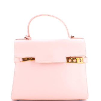 Delvaux Tempete Top Handle Bag Leather MM