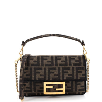 Fendi Baguette NM Bag Zucca Canvas Mini