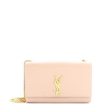 Saint Laurent Classic Monogram Crossbody Bag Grainy Leather Medium