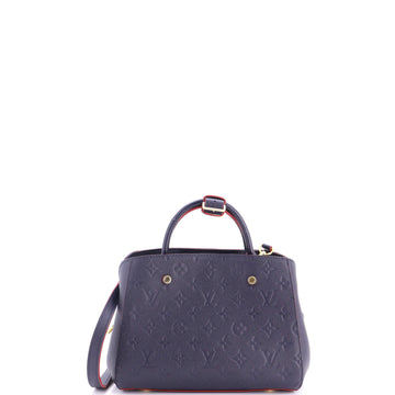 Louis Vuitton Montaigne Handbag Monogram Empreinte Leather BB