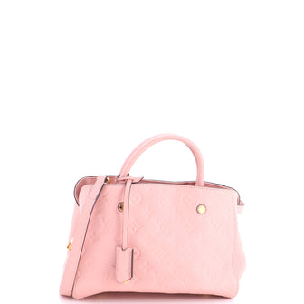 Louis Vuitton Montaigne Handbag Monogram Empreinte Leather BB