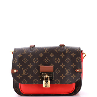 Louis Vuitton Vaugirard Handbag Monogram Canvas with Leather