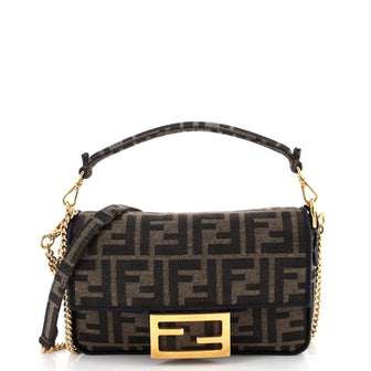 Fendi Baguette NM Bag Zucca Canvas Mini