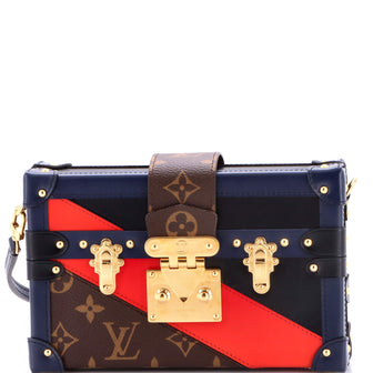 Louis Vuitton Petite Malle Handbag Limited Edition Monogram Canvas