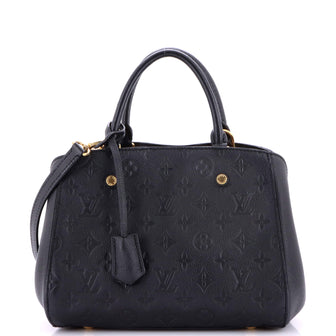 Louis Vuitton Montaigne Handbag Monogram Empreinte Leather BB