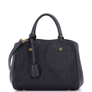 Louis Vuitton Montaigne Handbag Monogram Empreinte Leather BB