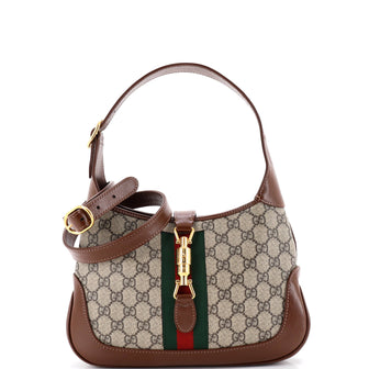 Gucci Jackie 1961 Hobo GG Coated Canvas Small