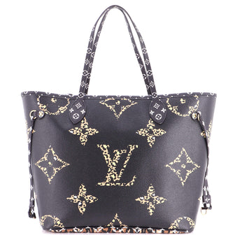 Louis Vuitton Neverfull NM Tote Limited Edition Jungle Monogram Giant MM