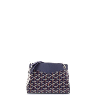 Goyard Structured Rouette Chain Shoulder Bag Coated Canvas Mini