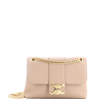 Celine Victoire Flap Shoulder Bag Leather Medium