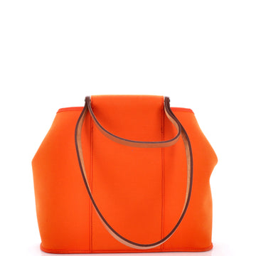 Hermes Cabag Handbag Toile and Leather 32