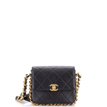Chanel Framing Chain Flap Bag Quilted Calfskin Small