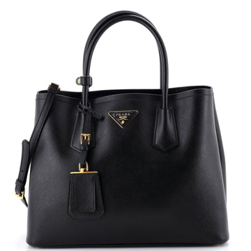 Prada Cuir Double Tote Saffiano Leather Medium