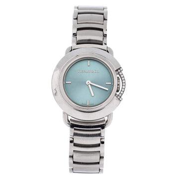 Tiffany & Co. Limited Edition T Smile Quartz Watch Staineless Steel with Diamonds 25
