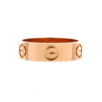 Cartier Love Band Ring 18K Rose Gold