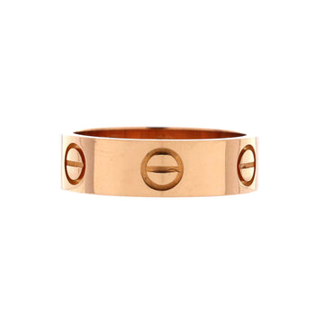 Cartier Love Band Ring 18K Rose Gold