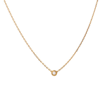 Cartier Cartier D'Amour Pendant Necklace 18K Yellow Gold and Diamond XS