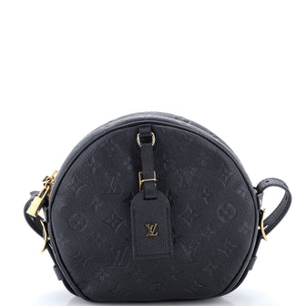 Louis Vuitton Boite Chapeau Souple Bag Monogram Empreinte Leather MM