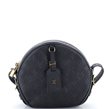 Louis Vuitton Boite Chapeau Souple Bag Monogram Empreinte Leather MM