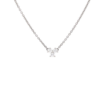 Tiffany & Co. Aria Pendant Necklace Platinum and Diamonds