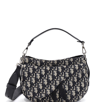 Christian Dior Saddle Soft Bag Oblique Canvas Mini