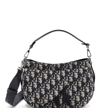 Christian Dior Saddle Soft Bag Oblique Canvas Mini