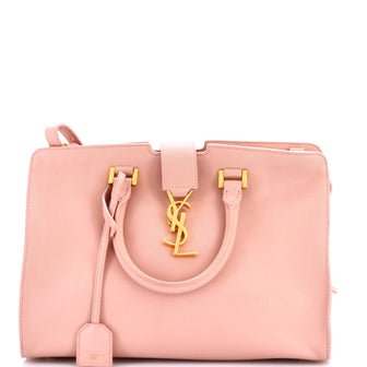 Saint Laurent Monogram Cabas Leather Small