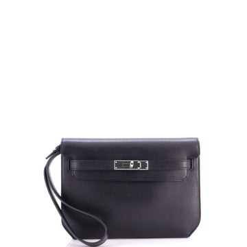 Hermes Kelly Depeches Pouch Evergrain 25