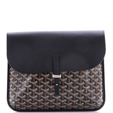 Goyard Coursier Messenger Bag Coated Canvas and Leather