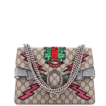 Gucci Dionysus Bag Embellished GG Coated Canvas Medium